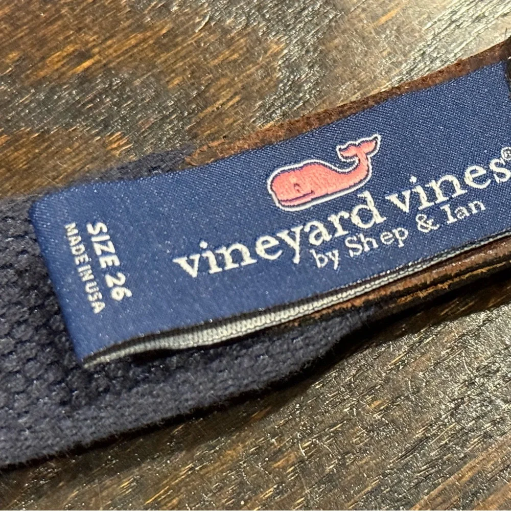 New Size 26 Boy’s Vineyard Vines Navy Swordfish/ Fishing Belt